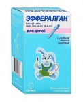Эффералган, раствор для приема внутрь [для детей] 30 мг/мл 90 мл 1 шт флаконы