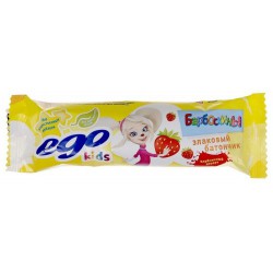 Батончик, Ego Kids (Эго Кидс) 25 г мюсли клубничный десерт