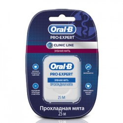 Зубная нить (флосс), oral-b (Орал-би) 25 м про-эксперт клиник лайн мята