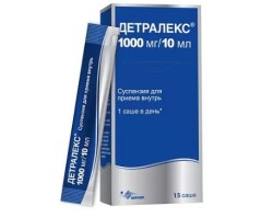 Детралекс сусп. д/приема внутрь 1000 мг/10 мл 10 мл 15 шт.