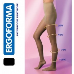 Колготки антиварикозные Ergoforma 1 класс компрессии 18-22 мм р. 2
